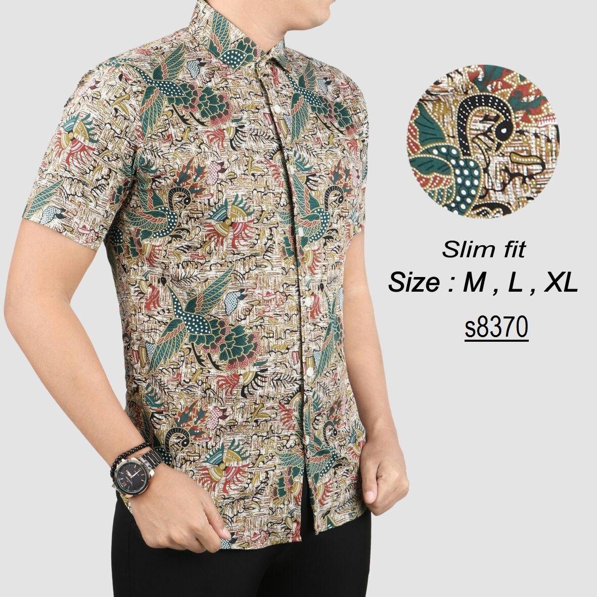 Batik Pria Modern Kemeja Pria Slim fit WW36