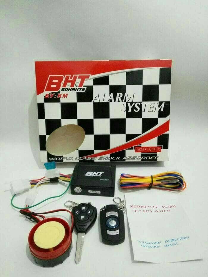 Alarm Motor BHT Model Baru Fitur Lengkap + Cara Pasang Premium - JyLS4Q