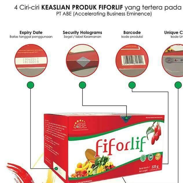 Fiforlif Original Diet Detox Herbal Asli Turunkan Berat Badan (Surabaya)