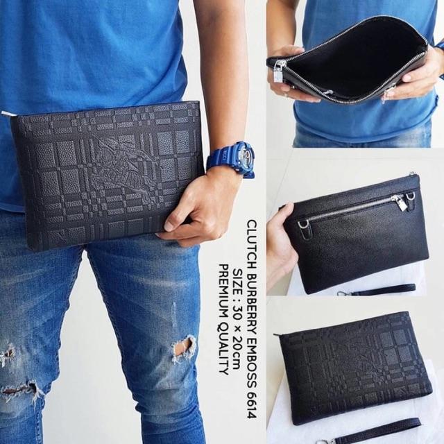 POUCH BURBERRY CLUTCH PRIA CLUTCH BURBERRY IMPORT TAS TANGAN HANDBAG