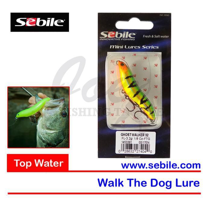 FREE ONGKIR SEBILE GHOST WALKER 52 FTG 3-2GR - UMPAN PANCING TIRUAN LURE WTD UL TERMURAH