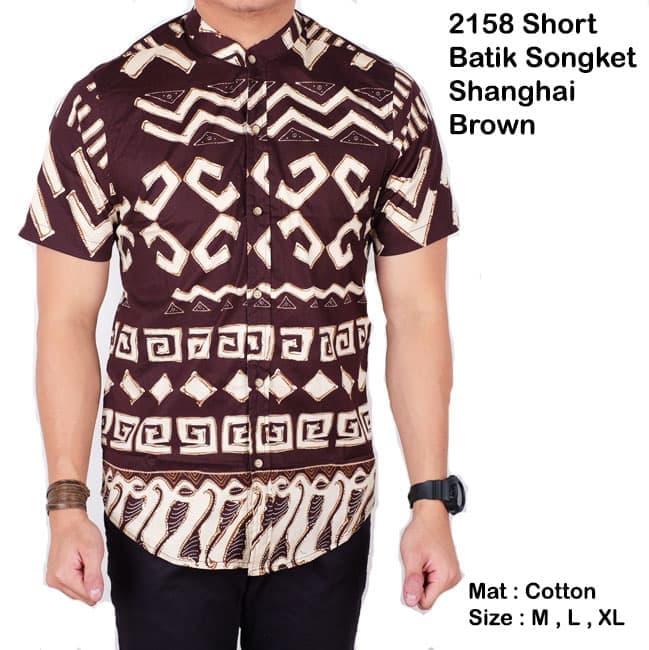 Kemeja lengan pendek / baju cowok / kemeja pria / kemeja casual slim/Baju Batik Songket/Baju Batik Lengan Pendek/Baju kemeja Pria/Baju Koko Pria/Baju Kemeja Pria/Kemeja Casual Pria//Kemeja Lengan Pendek/Kemeja slimfit /Baju kemeja Kantor