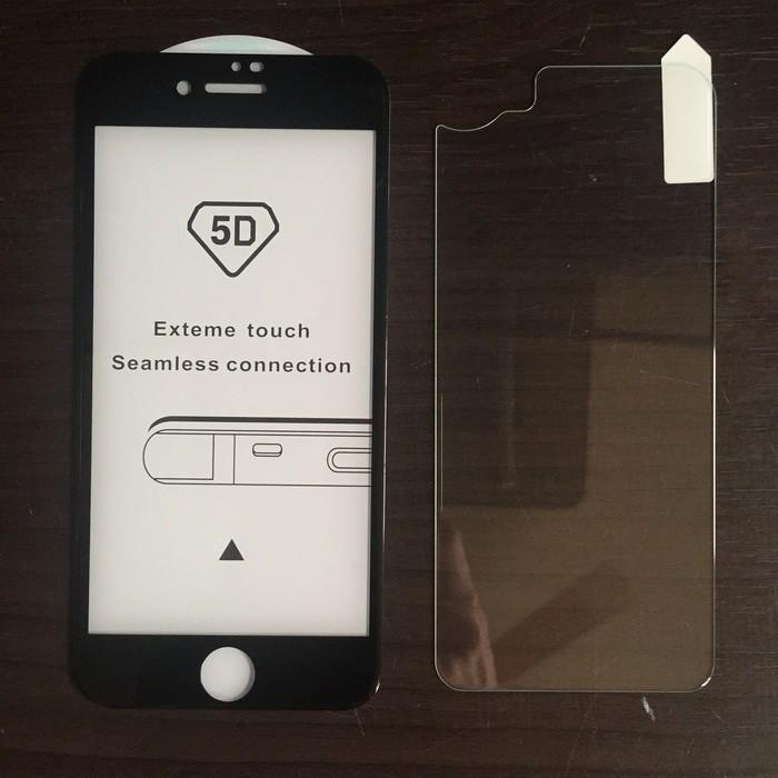 Big Sale!! Eth - Bundling Tempered Glass Carbon Fiber & Back Tglass Iphone 7Plus/8 Plus -3 1