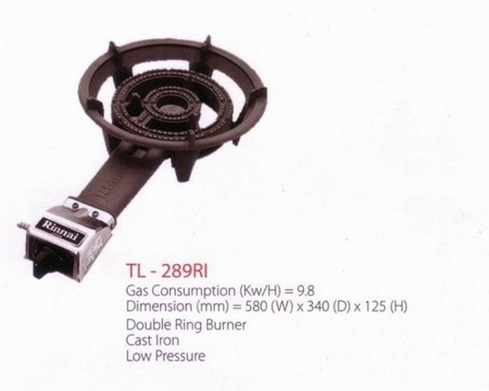 Rinnai Kompor Gas 1 Tungku - TL-289RI