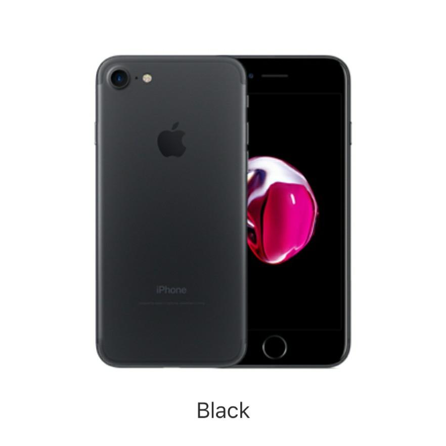 SALE !! IPHONE 7 128 GB BLACK ORIGINAL APPLE GARANSI RESMI IBOX - Hitam