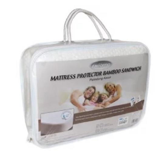 Pelindung Kasur Mattress Cover Informa Bamboo Sandwich 120 x 200 cm