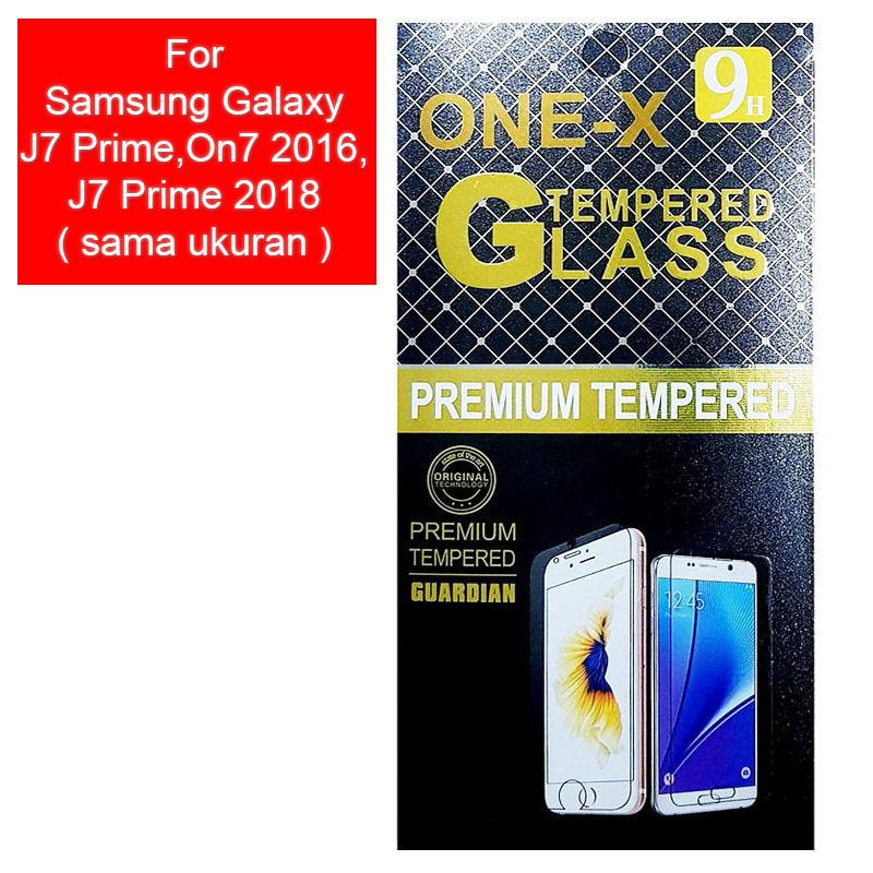 ONE-X 2.5D Rounded Tempered Glass for Samsung Galaxy J7 Prime , On7 Prime, G610f dan J7 Prime 2 , J7 Prime 2018 , G611FF/DS (sama ukuran) - Clear
