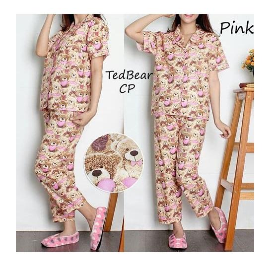 Baju Tidur Teddy Bear Untuk Ukuran All Size fit ti XL (dewasa)