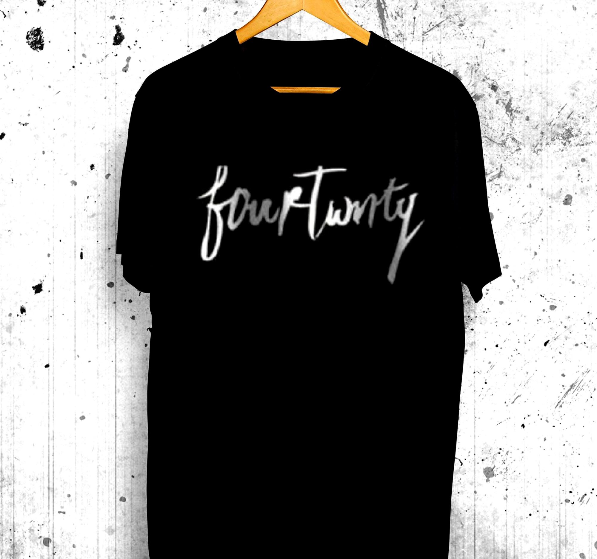 Kaos Distro Band 4.20 FourTwnty Four Twenty Music Tshirt Baju Atasan Pria Wanita Unisex Cotton Combed 30s Murah Populer