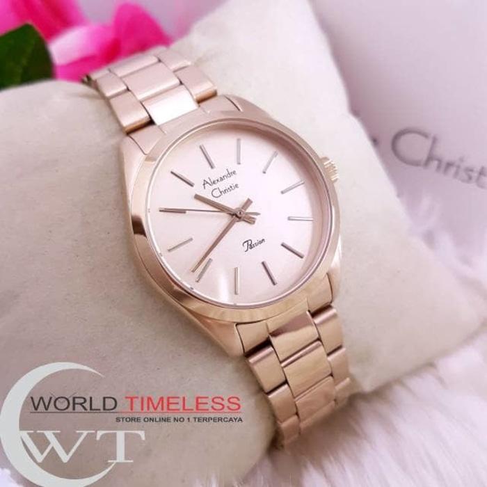 Jam Tangan Wanita Merk Alexandre Christie Original Type: 2658Baterai