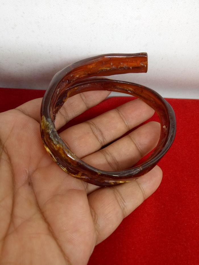 Gelang Akar Bahar Merah Kristal 05 Asli Original