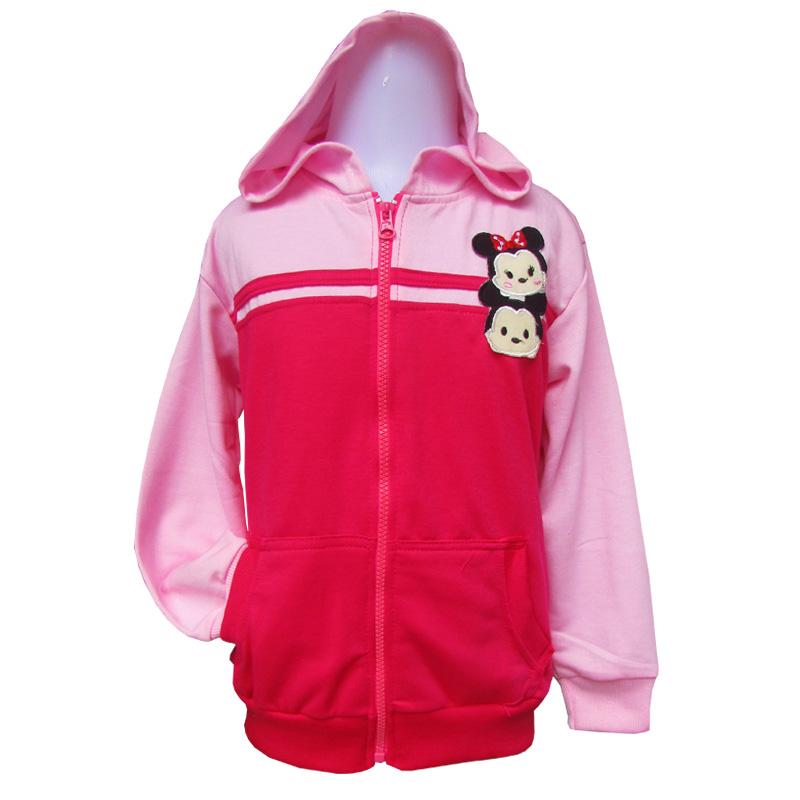 Jaket Sweater Anak Karakter Tsum-Tsum Couple Usia 6-10 Tahun
