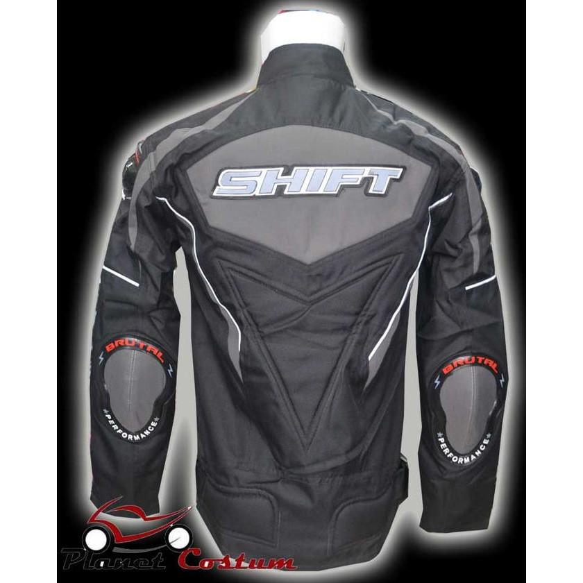 Jaket Rompi Motor Touring Shift Brutal Flm Contin Respiro Abu Xxl - Mjg