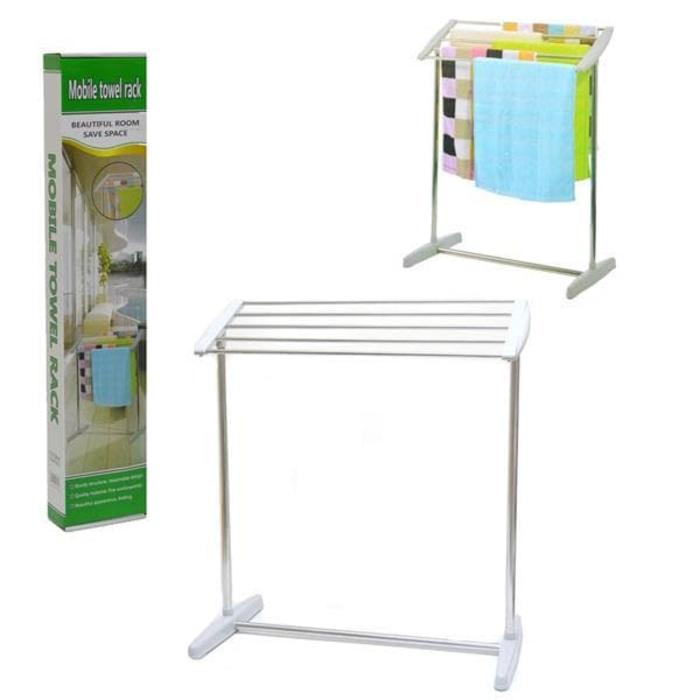 Mobile Tower Rack / Alat Jemur Baju Pakaian