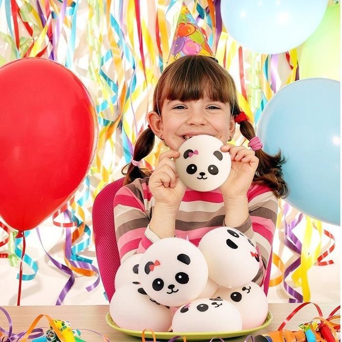 Squishy Jumbo Big Panda Bun Bakpao Ukuran Ter besar Murah 10 cm 1 picis