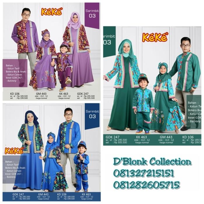 Gamis Dewasa Keke Sarimbit SR 03 (Size XS-XL)