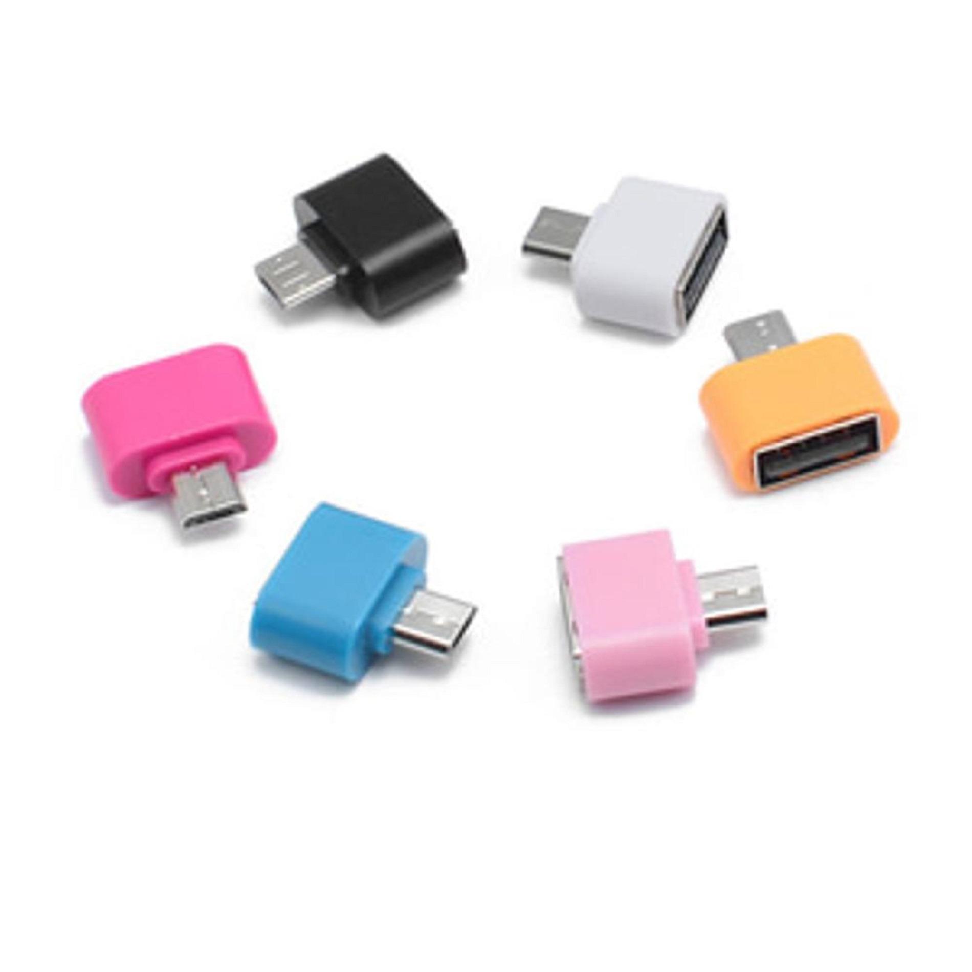 Griyaazza - OTG Smart Non Kabel Robot Android Converter Micro USB To USB - Multi Warna