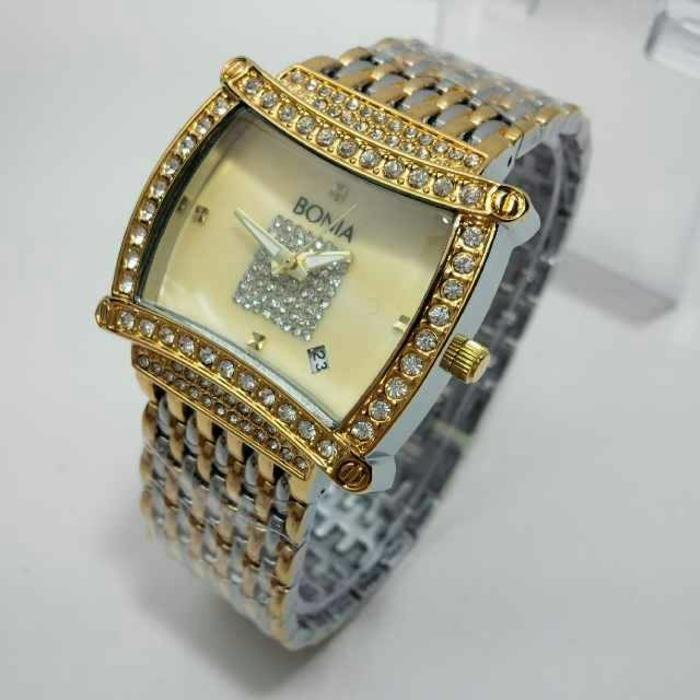 PROMO TERBATAS!!! JAM TANGAN WANITA BONIA KOMBI GOLD Terbaru Murah