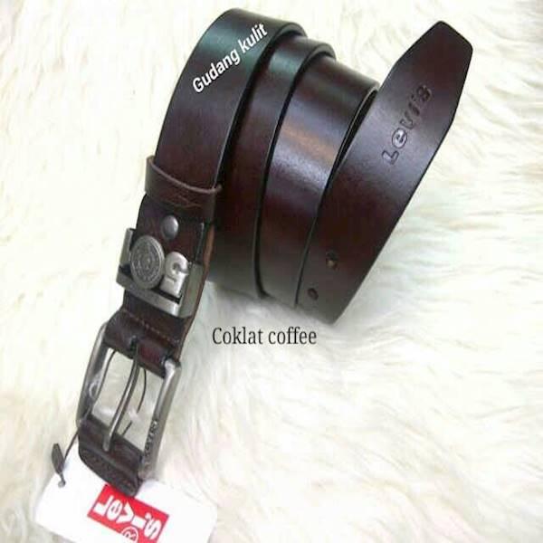 Ikat Pinggang Pria & Wanita Kulit Asli-LEVIS-Super Premium-Import