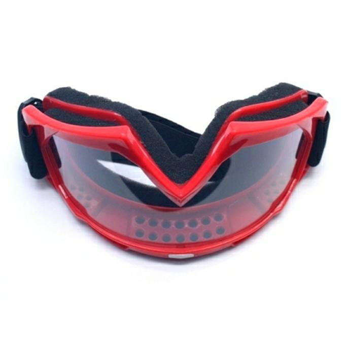 Kaca Mata Motor Cross New Vsl Merah Aksesoris Murah - Fdefudf