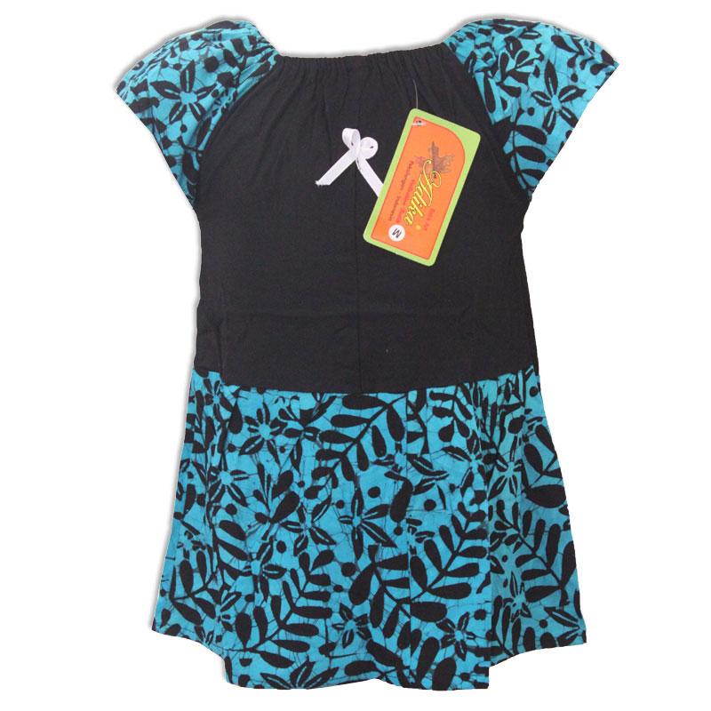Daster Anak Batik, Baju Tidur Anak, Piyama Anak, Ukuran M Usia 6 Bulan - 2 Tahun (BKA002) Batik Alhadi