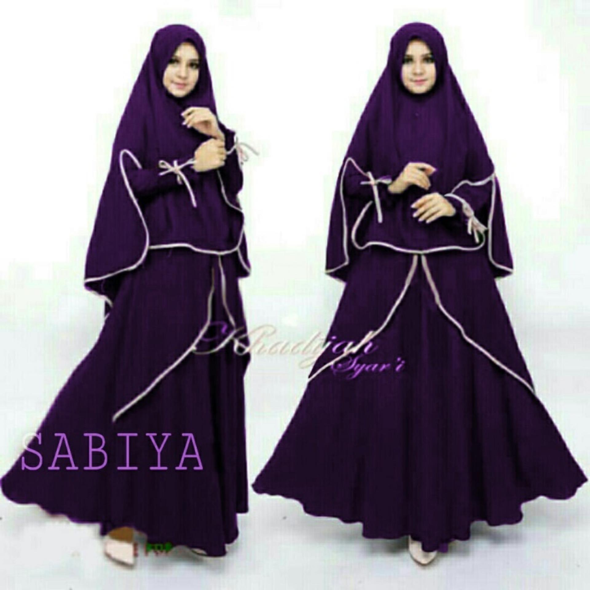 Dress Gamis SABUYA PAKAIAN MUSLIS DRESS MAXI SYARII GROSIR TANAH ABANG