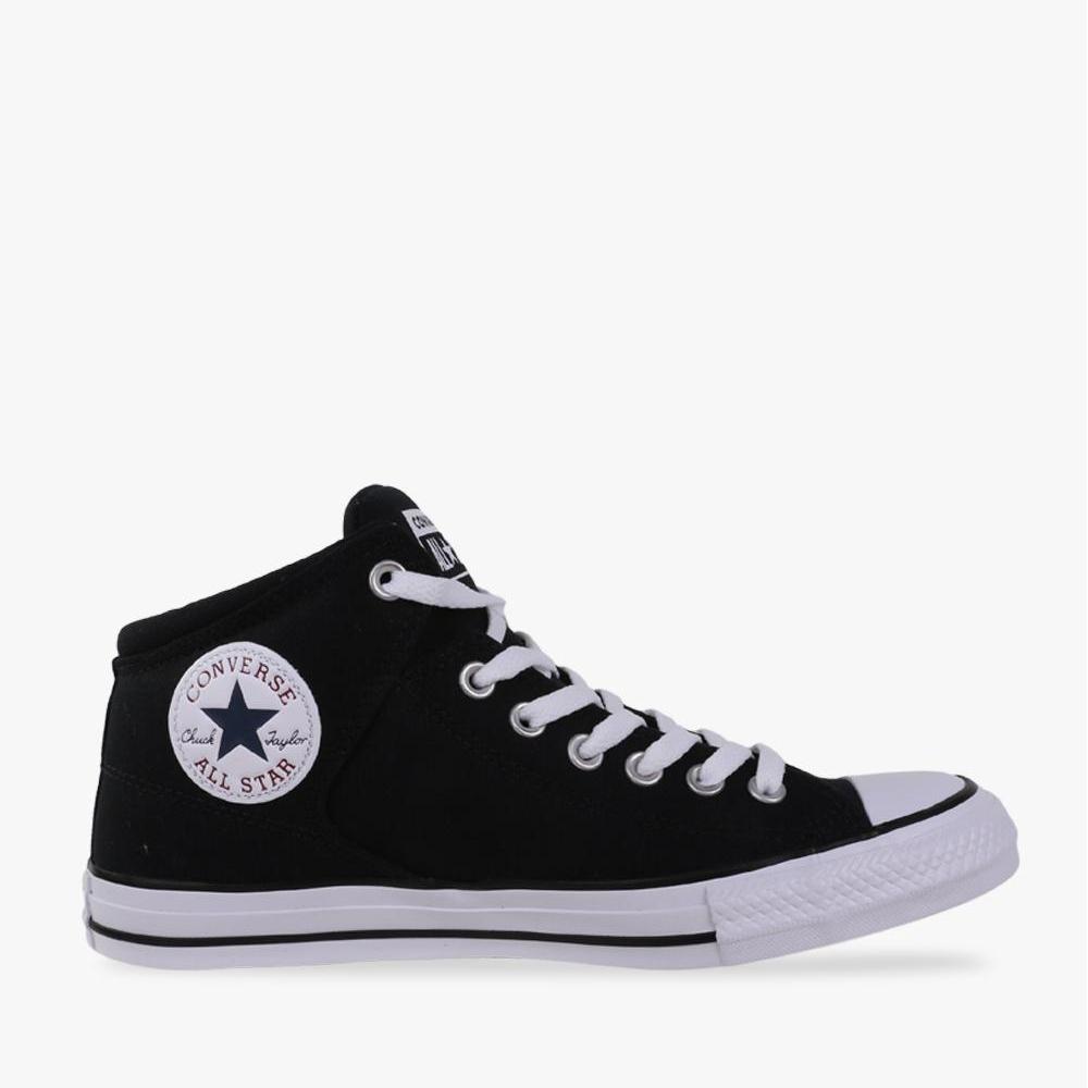 Converse Chuck Taylor All Star High Street Hi Men's Sneakers Shoes - Hitam - BTS