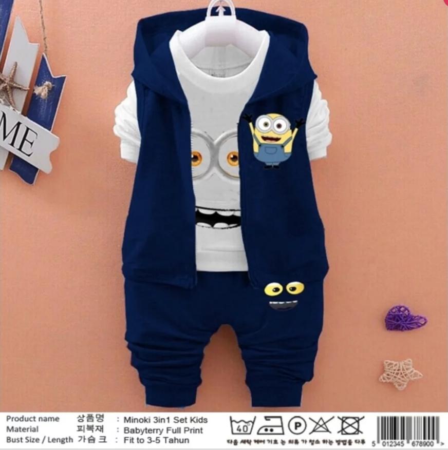 Unik X MINOKI 3IN1 SET KIDS NAVY Diskon