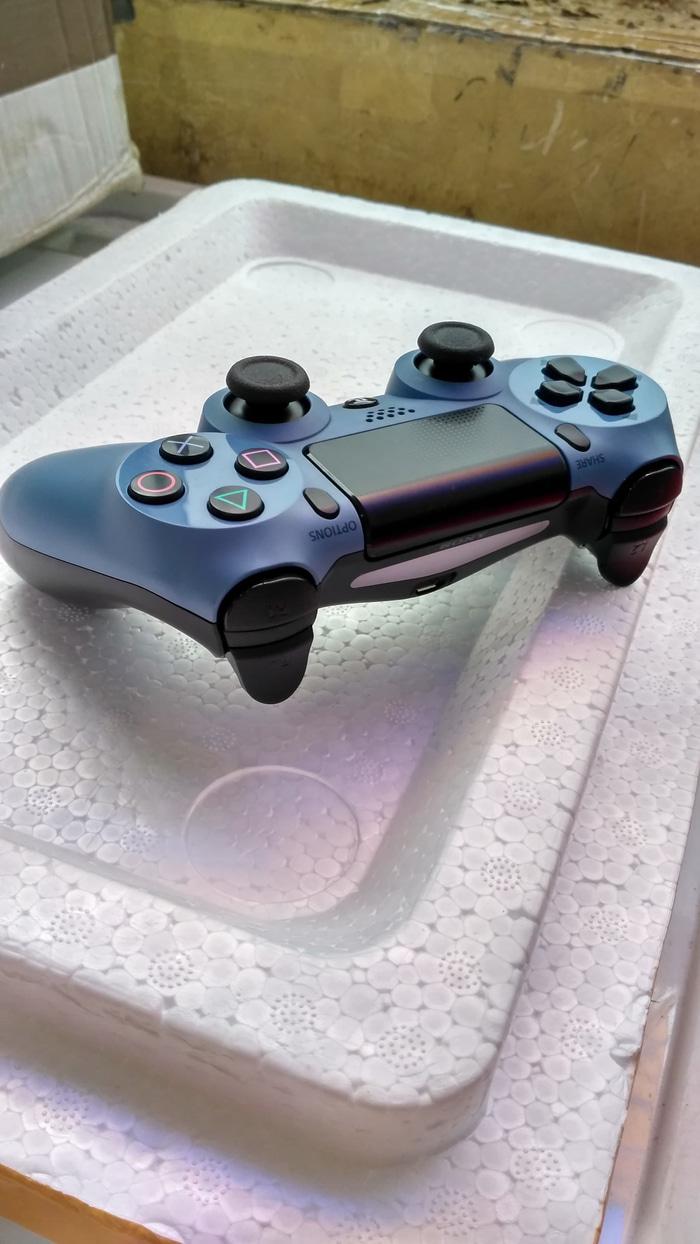 TERLARIS Stik Stick PS4 Wireless Dualshock 4 Original Rekondisi - Blue Grey PROMO