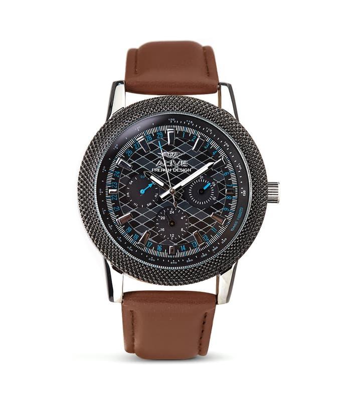 JAM TANGAN PRIA SOPHIE MARTIN ALIVE KULIT PREMIUM NATHAN GPU1084B7 ORI