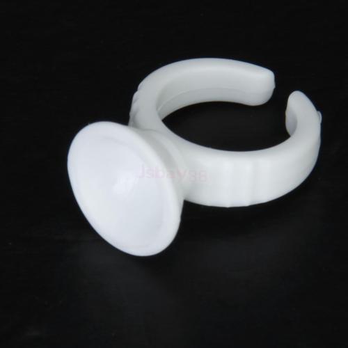 CINCIN LEM BULU MATA / RING GLUE EYELASH EXTENSION / TINTA SULAM / INK TATTOO MICROBLADING S M L 20 PCS