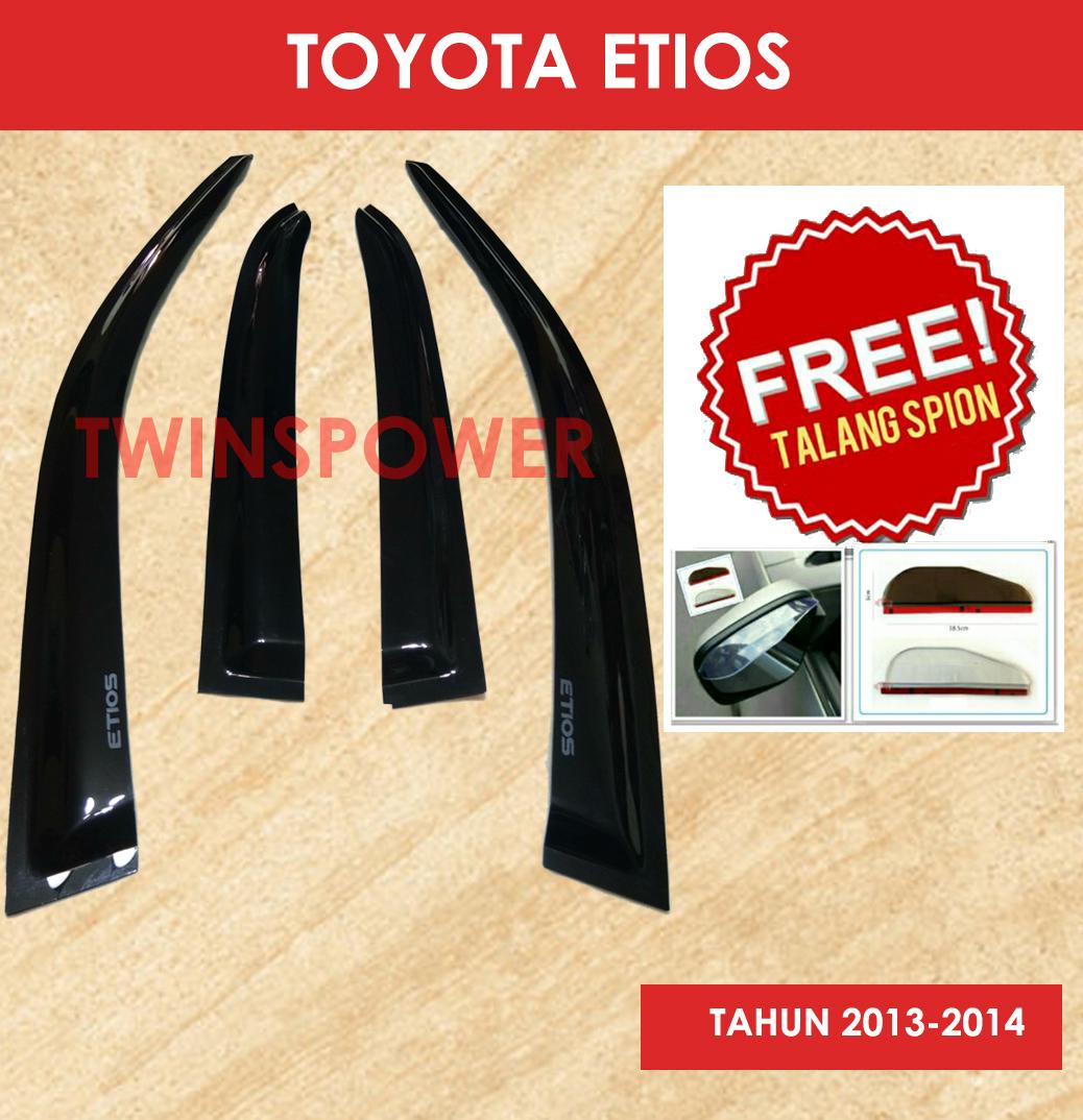 Talang Air Mobil Toyota ETIOS + FREE Talang Spion