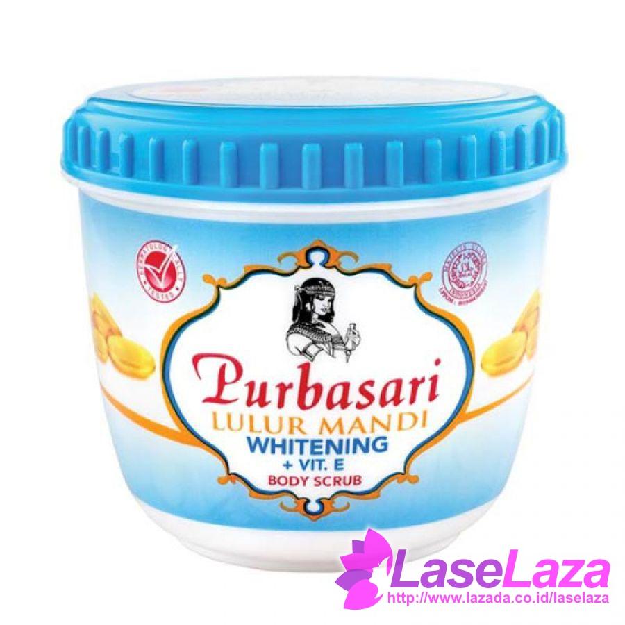Namanya Purba Kualitasnya Modern - Purbasari Lulur Mandi Whit+vit E 250gr (4in1)