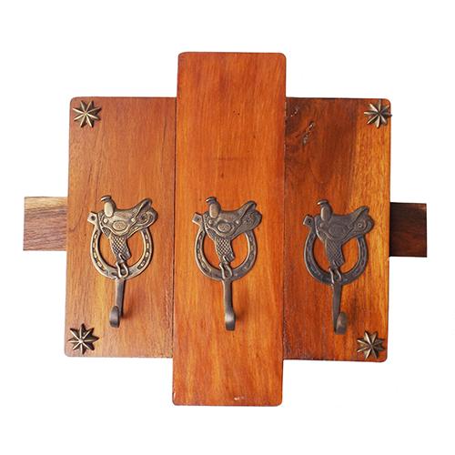 47cm Gantungan Pakaian Set Kapstok Baju Kuningan - Horseshoe ( Saddle )