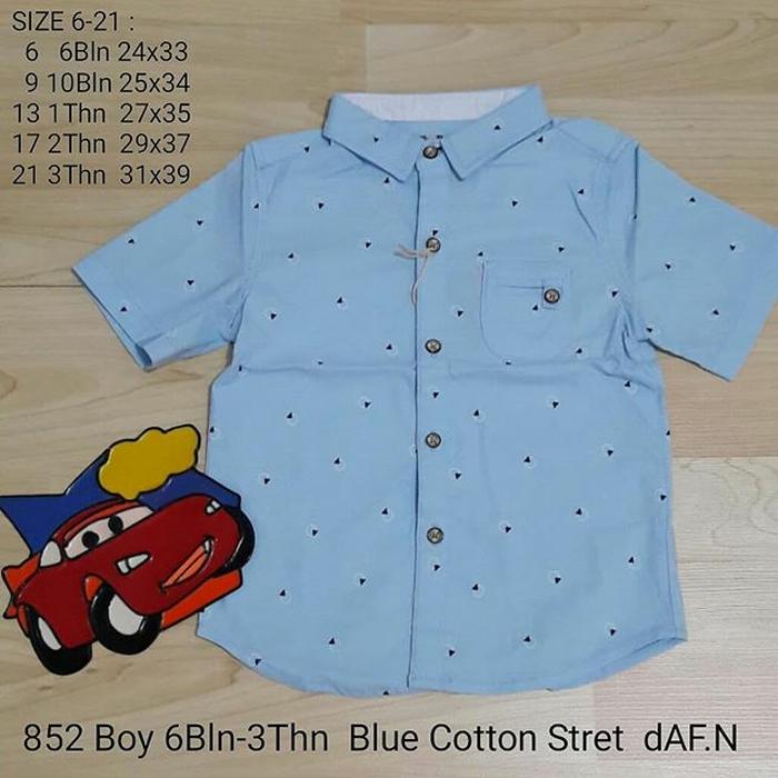 Baju kemeja korea anak laki kemeja import branded anak cowok 852