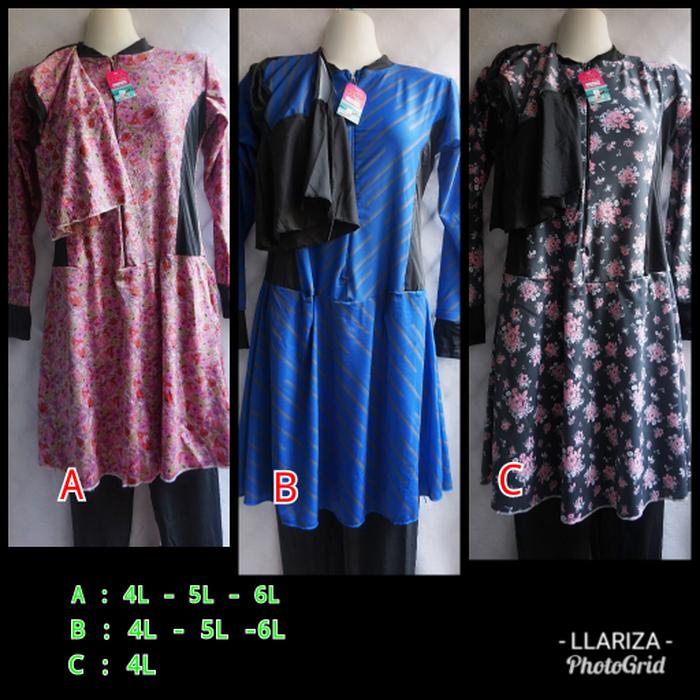 baju renang muslim dewasa ukuran jumbo XXXL /XXXXL - eFutzi