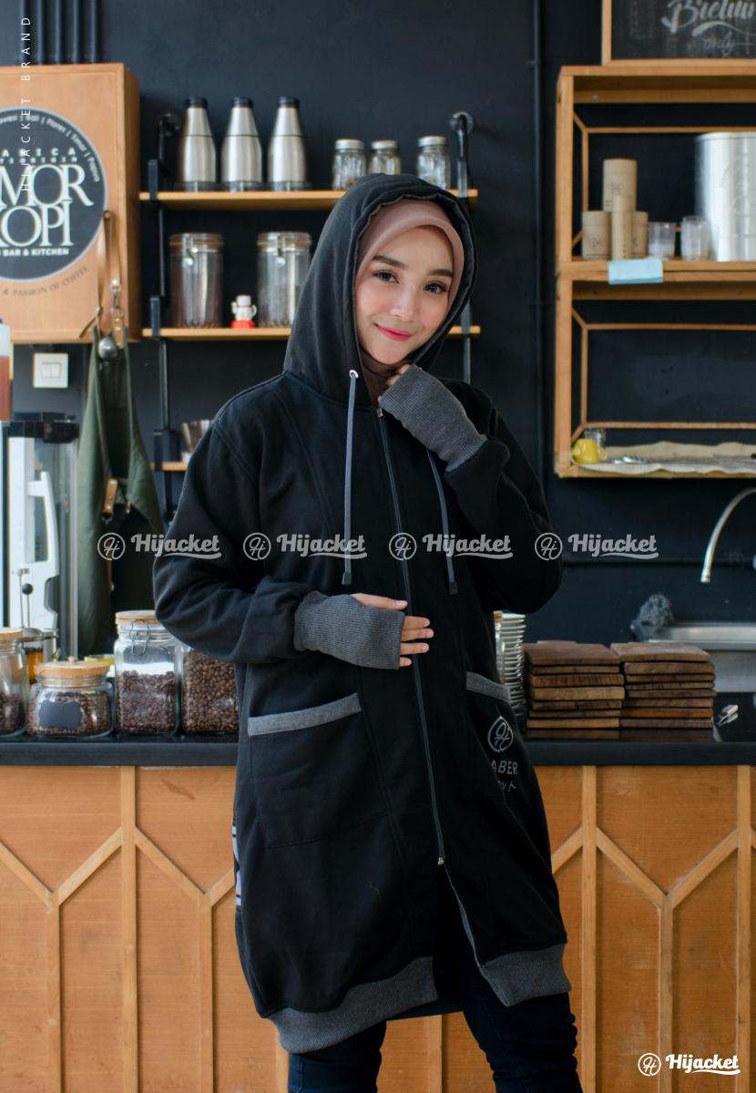Jaket Sporty Japan Style Hijacket Black Yukata