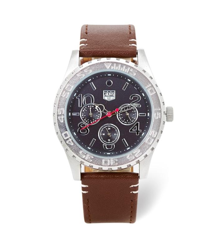 JAM TANGAN PRIA KULIT COKLAT MANUAL ALIVE SOPHIE ORI JARDIN GPU1037B7