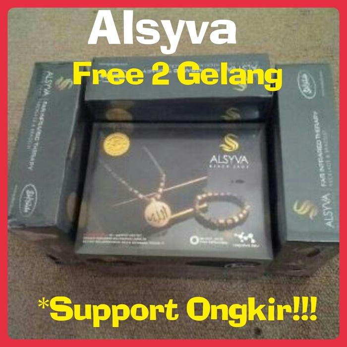 Alsyva Black Jade Original ( Kalung dan Gelang Alsyva)