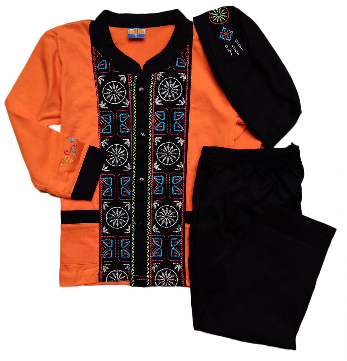 Baju Koko Baju Muslim Atasan Kemeja Muslim Anak K1HB050418