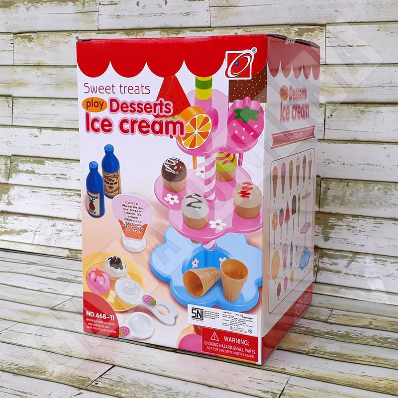 Desserts Ice Cream 668-11 - Mainan Anak Perempuan Jual Jualan