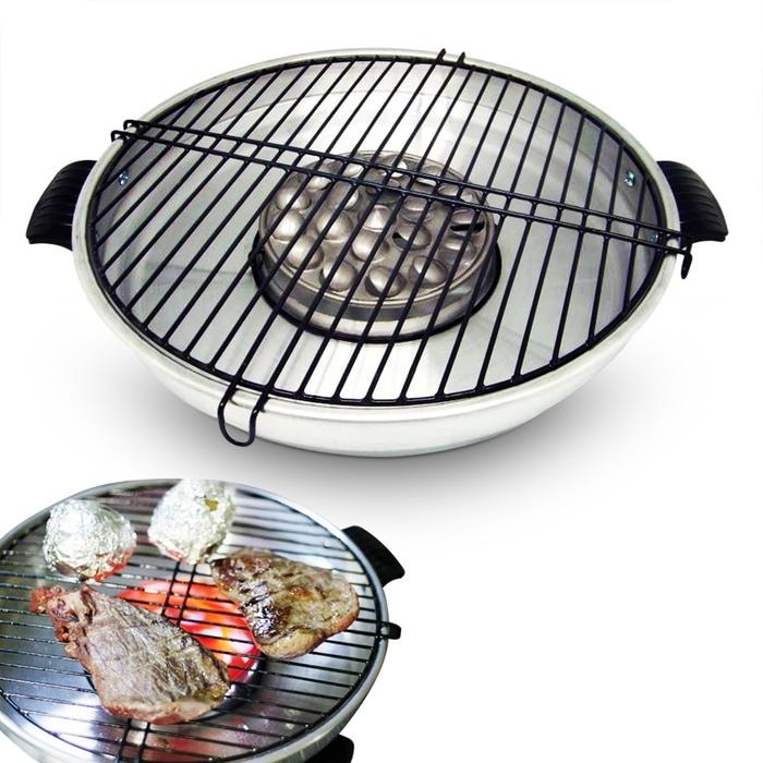 HAPPY CALL GRILL Alat Panggang Kompor Gas Fancy Roaster Maspion 32cm