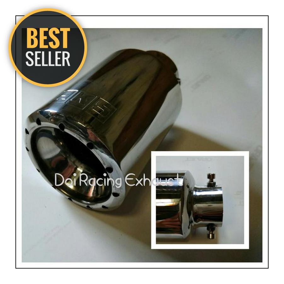 knalpot mobil remus hks gronel 3inch pemasangan baut