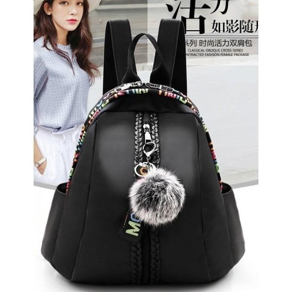 FREE GANTUNGAN TAS RANSEL IMPOR Y10388 BLACK TAS BATAM TERMURAH