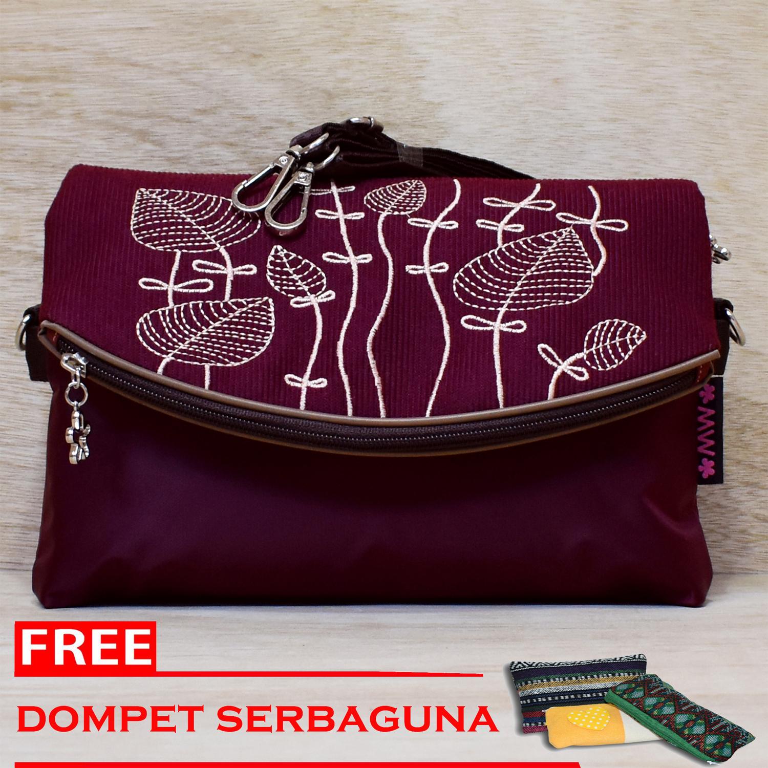 Tas wanita , Tas selempang , slingbag , HP O , tas hp o , dompet hp o , tas tangngan , Tas jinjing , dompet , tas my way ,dompet my way , MW - lipat daun hitam
