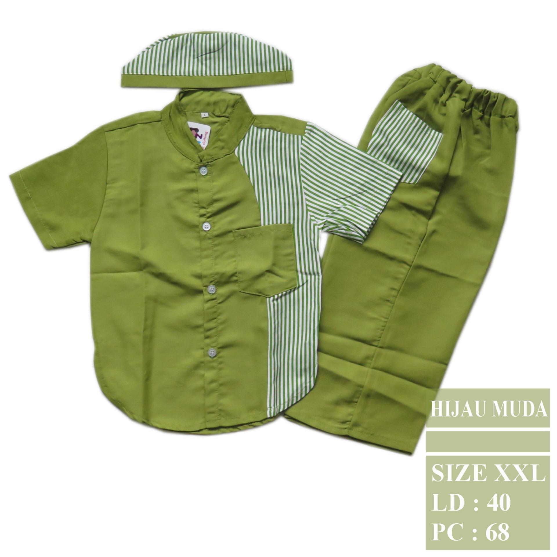 Baju koko dan Peci untuk umur 1-9 thn