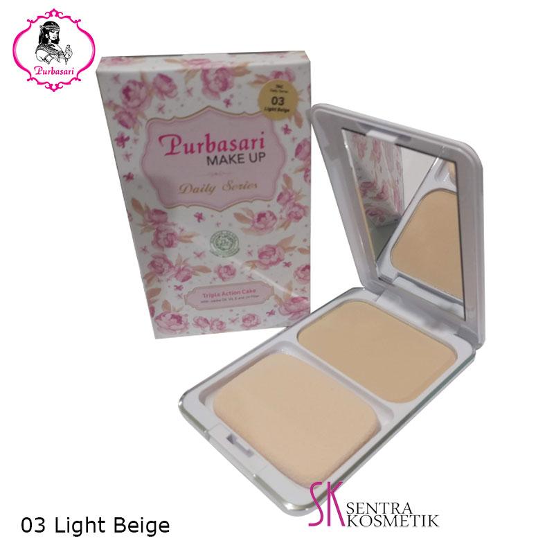 Purbasari Daily Series Triple Action Cake - 03 Light Beige