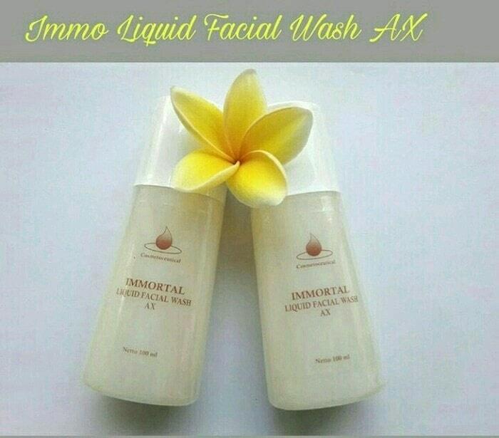 TERPOPULER-Immortal Liquid Facial Wash AX - Sabun Obat Pembersih Jerawat | Komedo