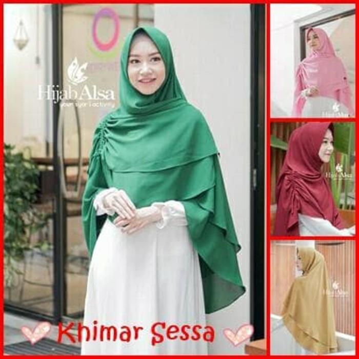 Khimar Serut SESSA Hijab Alsa Size L
