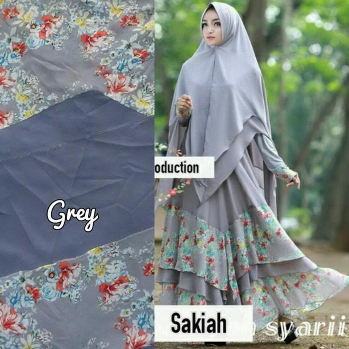 Gamis Syari / Khimar / Branded SAKIAH SYARI by IVA'S